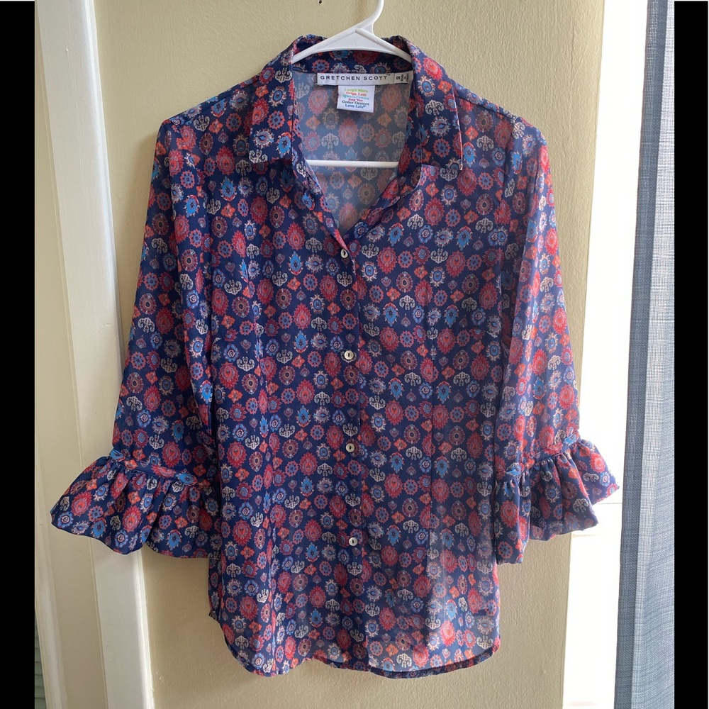 Priss Blouse- by Gretchen Scott